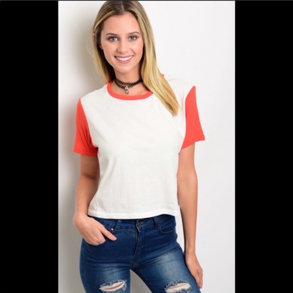 Women’s Raglan Crop Tee